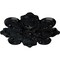 Ekena Millwork Katheryn Ceiling Medallion, Hand-Painted Jet Black, 18 1/8"OD x 1 1/4"P CM18KABLF - alternate 2